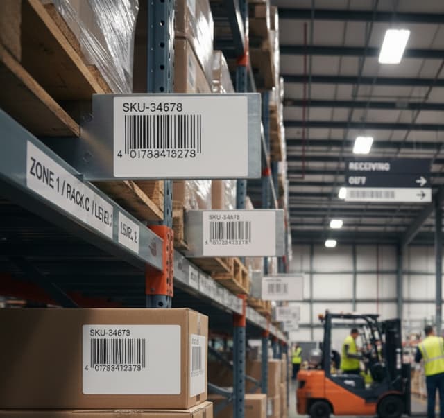 Etiquetas con código de barras